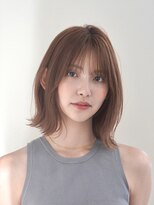 アンアミ シブヤ(Un ami shibuya) 大人ミディアムボブ『上品な顔まわり×くびれボブ』