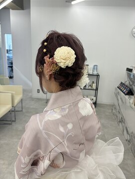 ブラウン(Brown) #haru 浴衣アレンジ