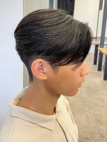 エルマーク 京橋(L-MARK)&nbsp;センターパートニュアンスパーマ韓国カルマパーマコンマヘア