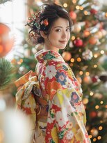 アルトリスト(Altruist Aging×HAIR&SPA)&nbsp;☆オリーブグレーココアベージュ小顔クラゲヘアー/黒髪/着物ボブ