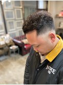 ツイストスパイラル×フェードカット