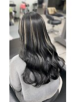 ガルボヘアー 桟橋店(garbo hair)&nbsp;ハイライトプルシールエクステオイルカラー