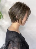 ショートボブとハイライト【飯田淳平】Re:ta Hair