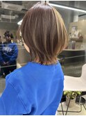 レイヤーボブ レイヤーカット くびれヘア ボブ