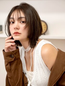 ファルベ(Farbe) ミディアムヘア/暗めカラー/グランマッシュ/デザインカラー