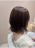 結べるボブ×ピンクブラウン