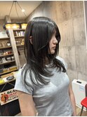 ミディアムレイヤー【韓国へア/レイヤーカット/ハッシュカッ ト