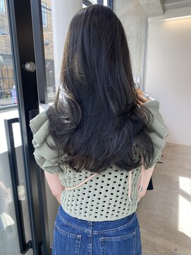 キーチェ 梅田中崎町(keych) レイヤーカット/オリーブベージュ/大阪梅田/中崎町