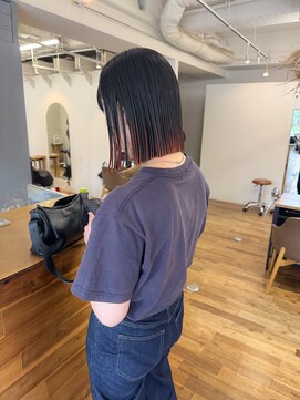 シロ(siro) 切りっぱなしミディアム　オレンジルーツカラー