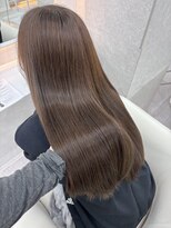 ラビス 浦和(Lovis) オリーブグレ/小顔に見せるヘア/ココアベージュ/黒髪カタログ