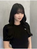 オリーブグレー髪質改善/黒髪/小顔/柏駅柏/縮毛矯正