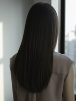 シータ 成増(THETA) 20代30代/ストレート縮毛矯正髪質改善グレージュ前髪あり成増