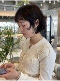 ショートボブパーマボブニュアンスルーズパ-マ大人可愛い川崎