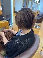 ココロヘアー 住吉店(Cocolo hair)&nbsp;ショートボブ×ハイライトカラー