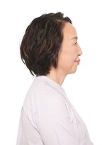 えがお美容室 50代・60代の方に☆華やかひし形ショートボブ