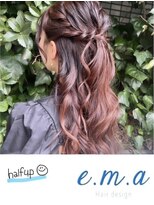 エマヘアデザイン(e.m.a Hair design)&nbsp;ハーフアップ