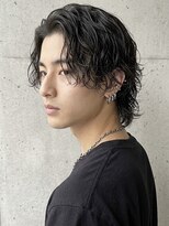 ヘッドストック 大和八木店(HEAD STOCK)&nbsp;サーフカールニュアンスパーマセンターパートツイストスパイラル