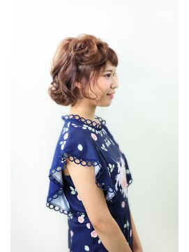 ソーホー ニューヨーク シズオカ(SOHO newyork SHIZUOKA) 編み込みショートアレンジ