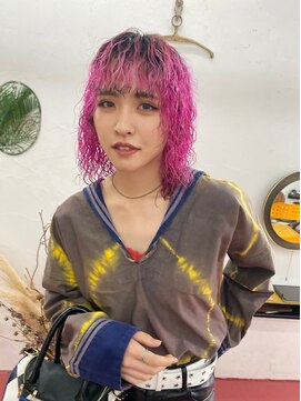 フィン(fin,) fin,/くびれヘア/似合わせカット/デザインカラー/ツートンカラー