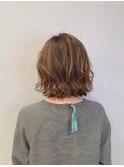 20代30代40代大人可愛いデジタルパーマナチュラルくせ毛風