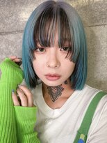 ビートス(BEAT S)&nbsp;【BEAT S】　ローライト/ケアブリーチ/ミントブルー/矢場町/栄