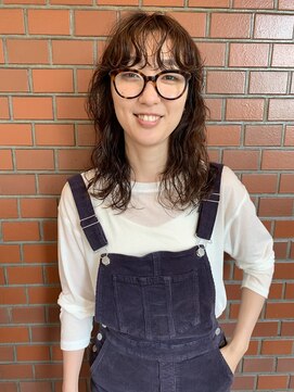 イオエ(ioe) 黒髪/ボブルフ/ネビージュ/小顔/ワンレン/髪質改善/グレージュ