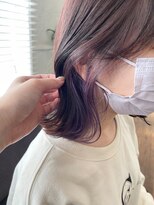 レジスタヘアーワークス (REGISTA hair works)&nbsp;インナーパープル♪