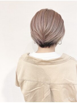 シアー(sheer) 《sheer/大黒》＃ペールピンク＃ハイトーンショート