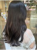 韓国ヘア×オリーブグレージュ