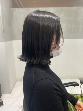 ガリカ(Gallica kinshicho) 【有坂映哉】大人かわいい外ハネボブ/艶髪地毛風カラー<錦糸町>