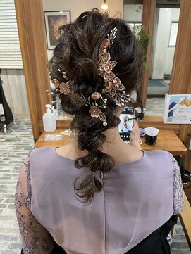 ビーチ ヘア メイク 綱島店(BEACH hair make) 編み下ろしアレンジ