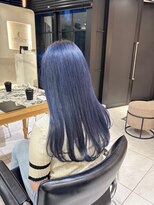 ヘアサロン ガリカ 表参道(hair salon Gallica) 【miko】韓国風ハイトーン/ブルーラベンダー/透明感寒色系カラー