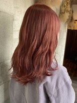 ミルヘアデザイン(mil hair design)&nbsp;ダブルカラーピンクベージュベージュカラーケアブリーチレイヤー