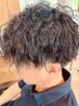 メンズカット+特殊パーマ￥9000～