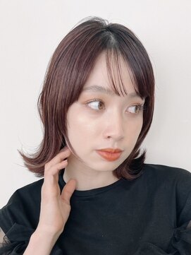 ノイ(noi) 顔周りレイヤーカットグレージュカラーくびれボブショートカット