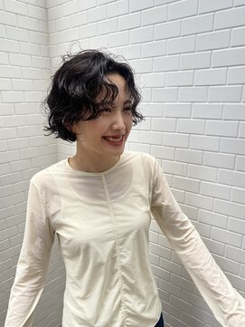 アンプラグド(unplugged) ニュアンスボブパーマブードルパーマフェザーパーマ前髪パーマ