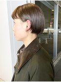 CAF 照下　イメチェン 似合わせカット ミニボブ