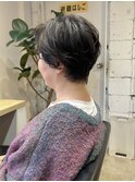ベリーショート/ショートパーマ/美髪/切りっぱなしボブ/銀座