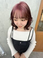 リアン(Lien) ショートレイヤー/ローズピンク