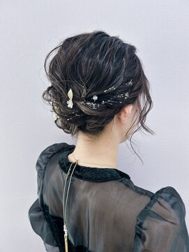 プルクラ ロッポンギ(Pulchra ROPPONGI) ロングに見えるアップスタイル/