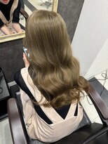 ラブスタシー 京都河原町店(lovestasy)&nbsp;ブリーチなしダブルカラー/オリーブカラー/髪質改善