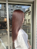 アドア 横浜(ADORE)&nbsp;【ADORE 横浜】ナチュラルピンクブラウン×髪質改善