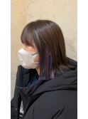 インナーカラーシールエクステ