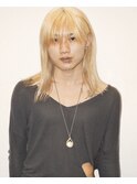 メンズロングブリーチハイトーンウルフカラー
