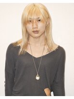 メンズロングブリーチハイトーンウルフカラー