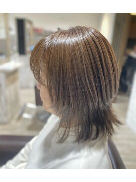 エントランスオブヘアー(ENTRANCE OF HAIR) ハイレイヤーウルフ×アッシュベージュ