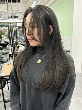 リッパー バイ レイム(Ripper by LAME) マットカラー／ブリーチなしwカラー/マットグレージュ/レイヤー