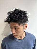 グラフ 立川(Graph.)&nbsp;スパイキーツイストパーマツーブロックメンズ