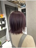 外ハネボブ×ラベンダーピンク
