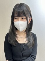 ロンドルピナス 小倉(Lond Lupinus) 顔型別ヘアスタイル特集 /チェリーブラウン /ミニウルフ